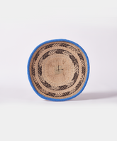 Beaded Wall Baskets in Solid Blue