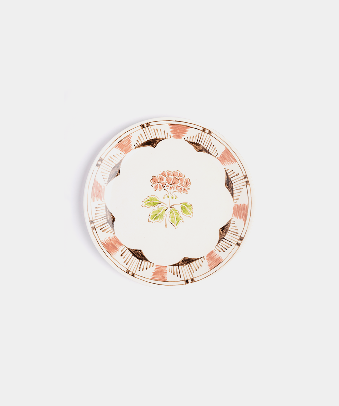 Dinner Plate in Pink Pelargonium