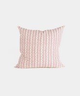 Juniper Stripe Cotton Scatter Cushion in Berry