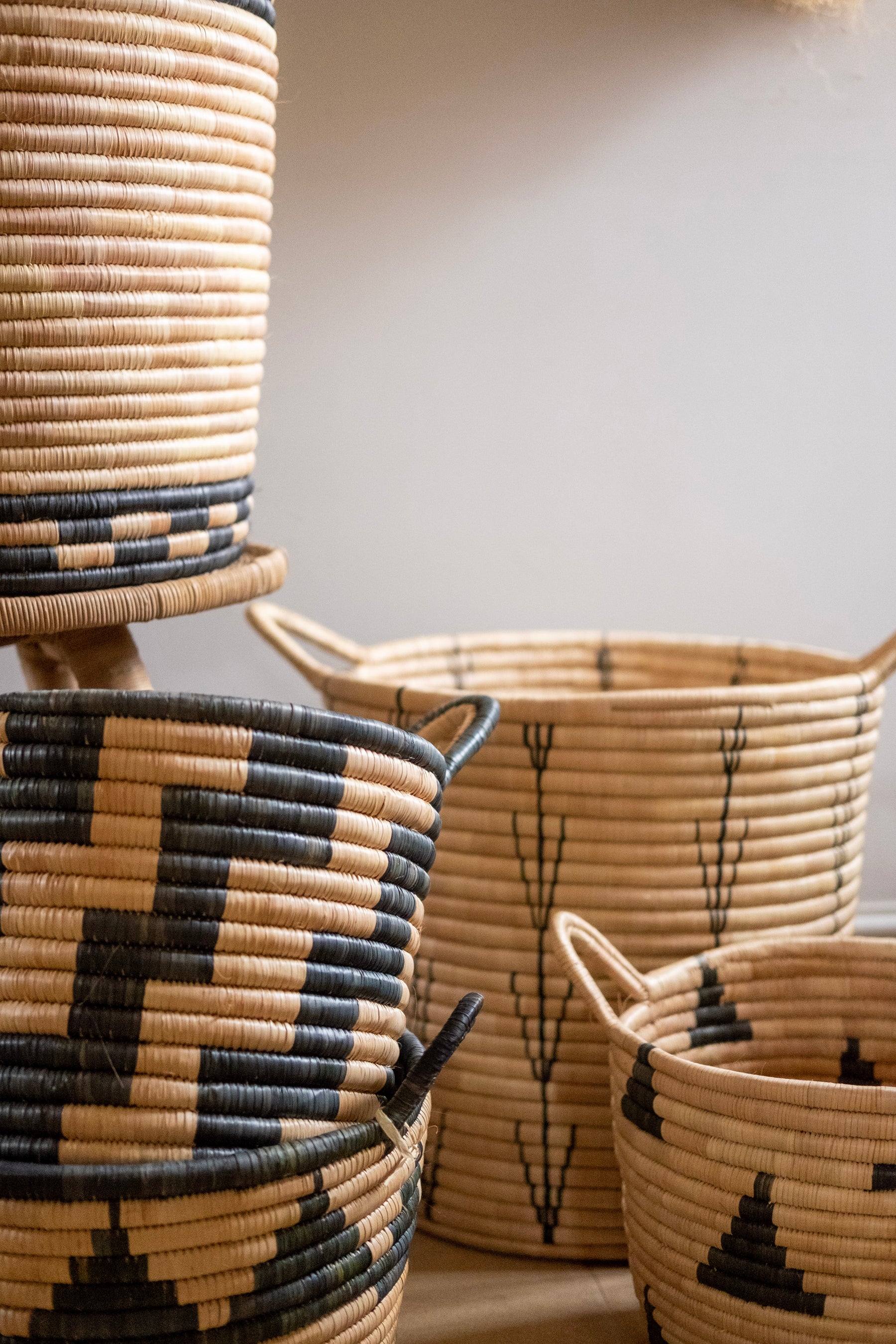 Monochrome Storage Basket, Small - 1