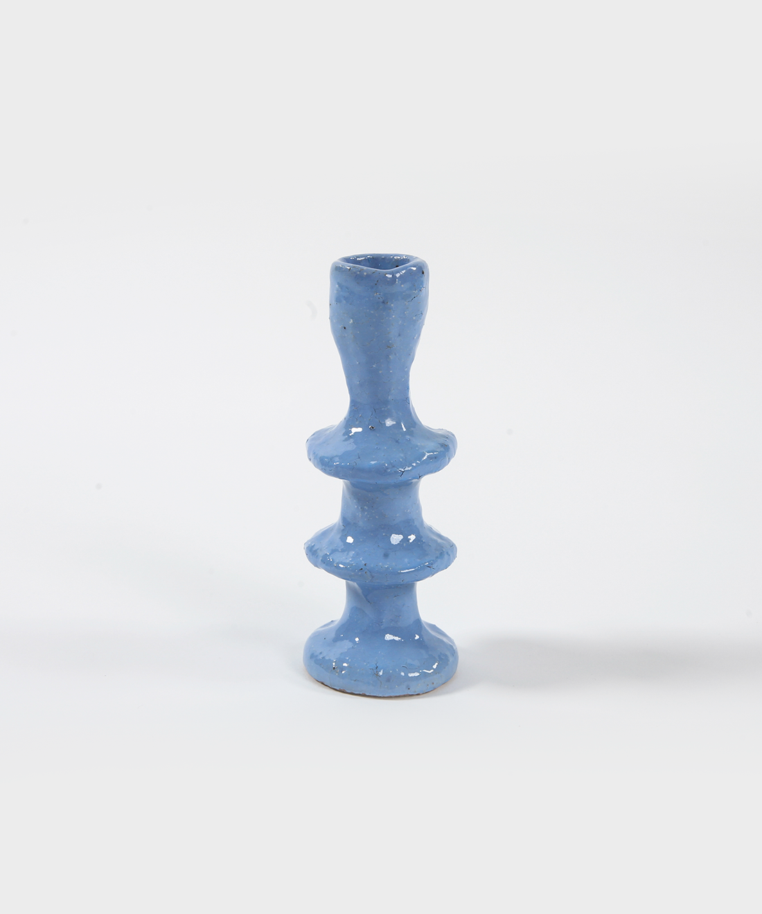 Wonky Candlesticks in Baby Blue