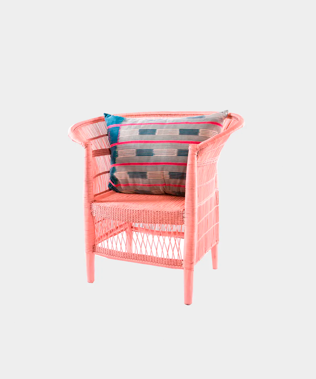 Pink cane chair deals