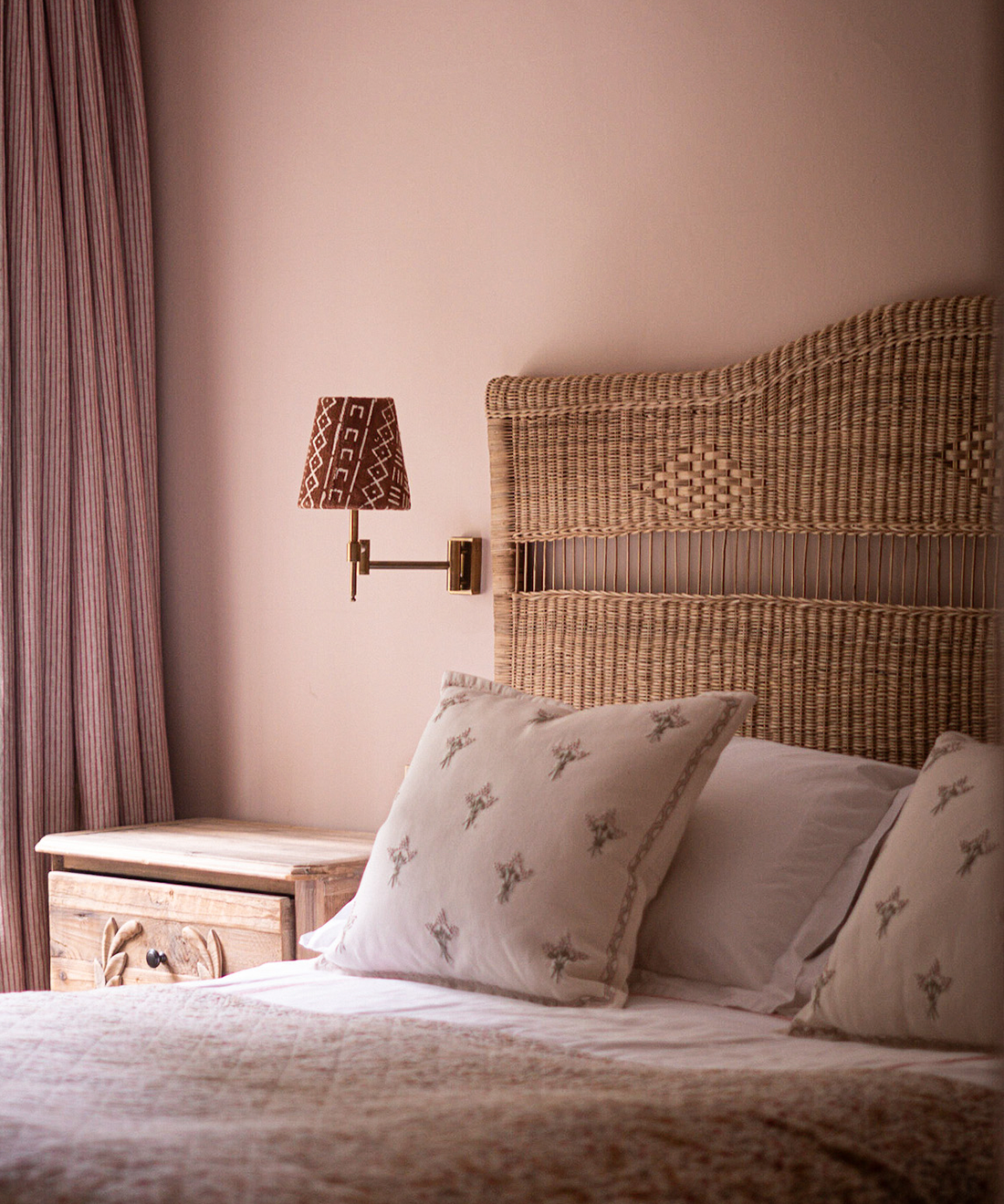 Wave Open Weave Cane Headboards