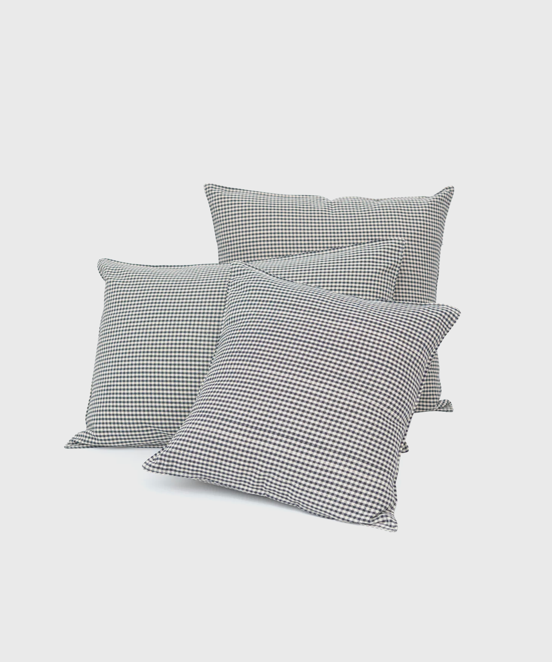 Tensira Cushion Cover in Navy Gingham