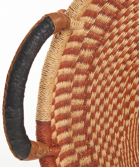 Medium Woven Wall Basket with Handles, 4