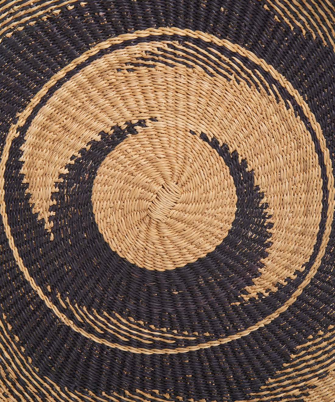 Medium Woven Wall Basket with Handles, 5