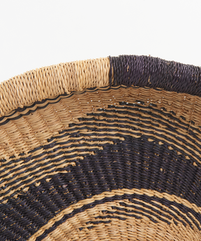Medium Woven Wall Basket with Handles, 5
