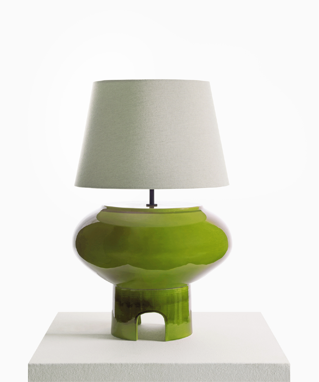 Arch Table Lamp in Green