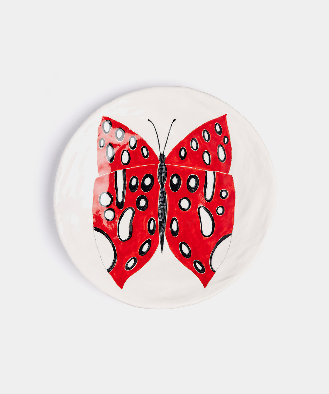 Medium Butterfly Ceramic Plates,2
