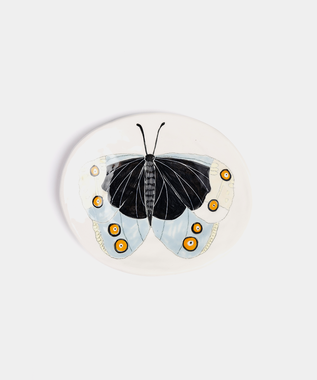 Small Butterfly Ceramic Plates, 11
