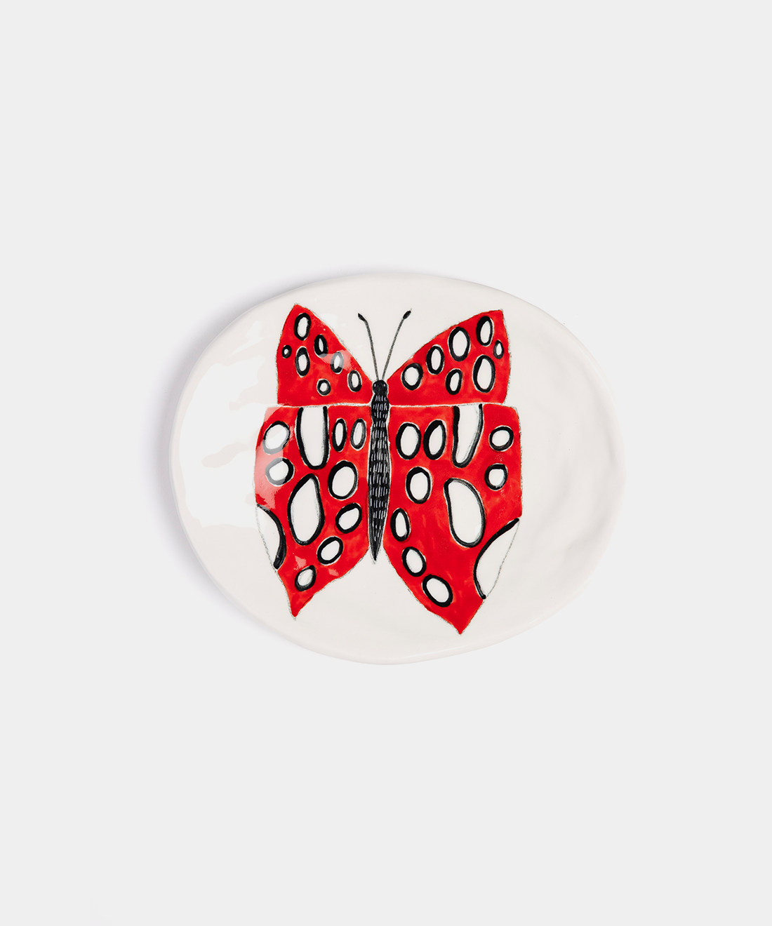 Small Butterfly Ceramic Plates, 1