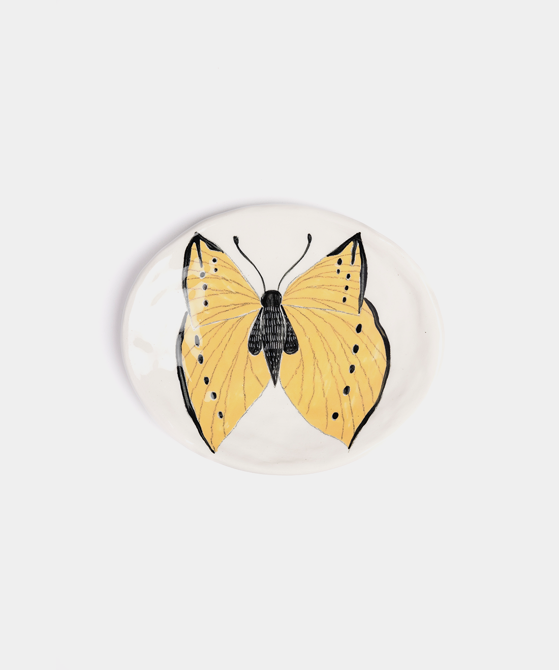 Small Butterfly Ceramic Plates, 5
