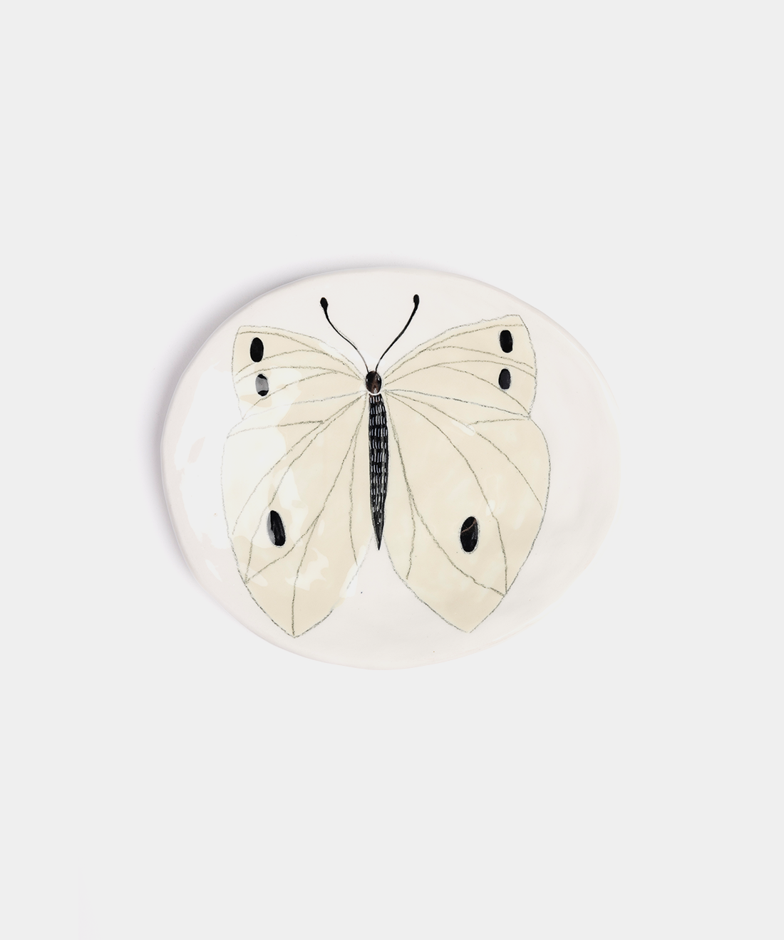 Small Butterfly Ceramic Plates, 7