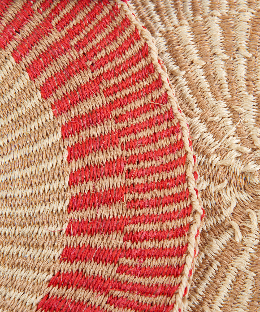 Sisal Placemat Set in Sunrise, 2