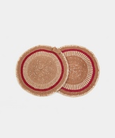 Sisal Placemat Set in Sunrise, 4