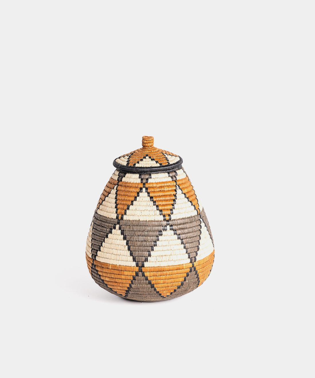 Ilala Woven Pot with Stripe