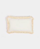 Alfie Linen Scatter Cushion in Ivory