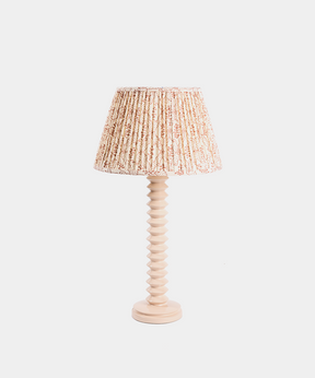 Aztec Lamp Base in Dusty Pink