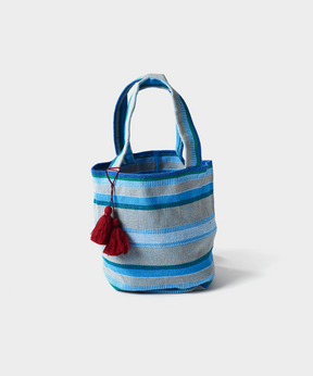 Large Bucket Bag in Blue