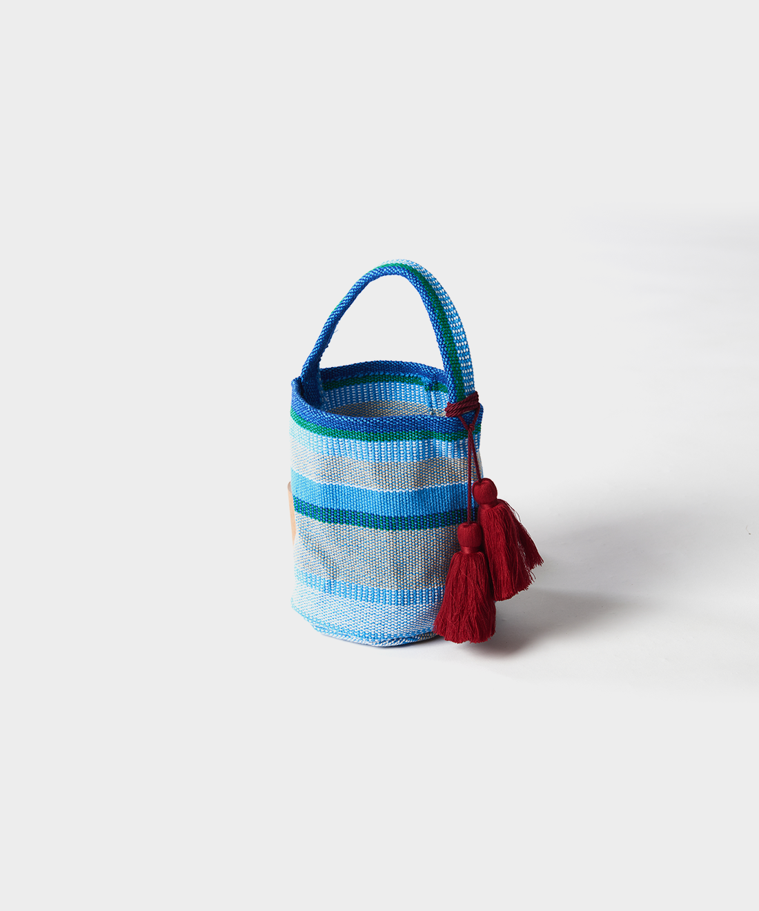 Small Bucket Bag in Blue
