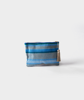 Woven Pouch in Blue