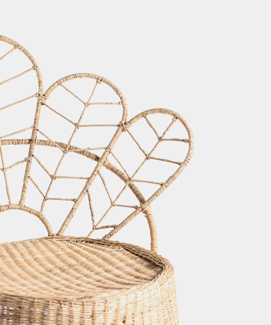 Cane Flower Chair