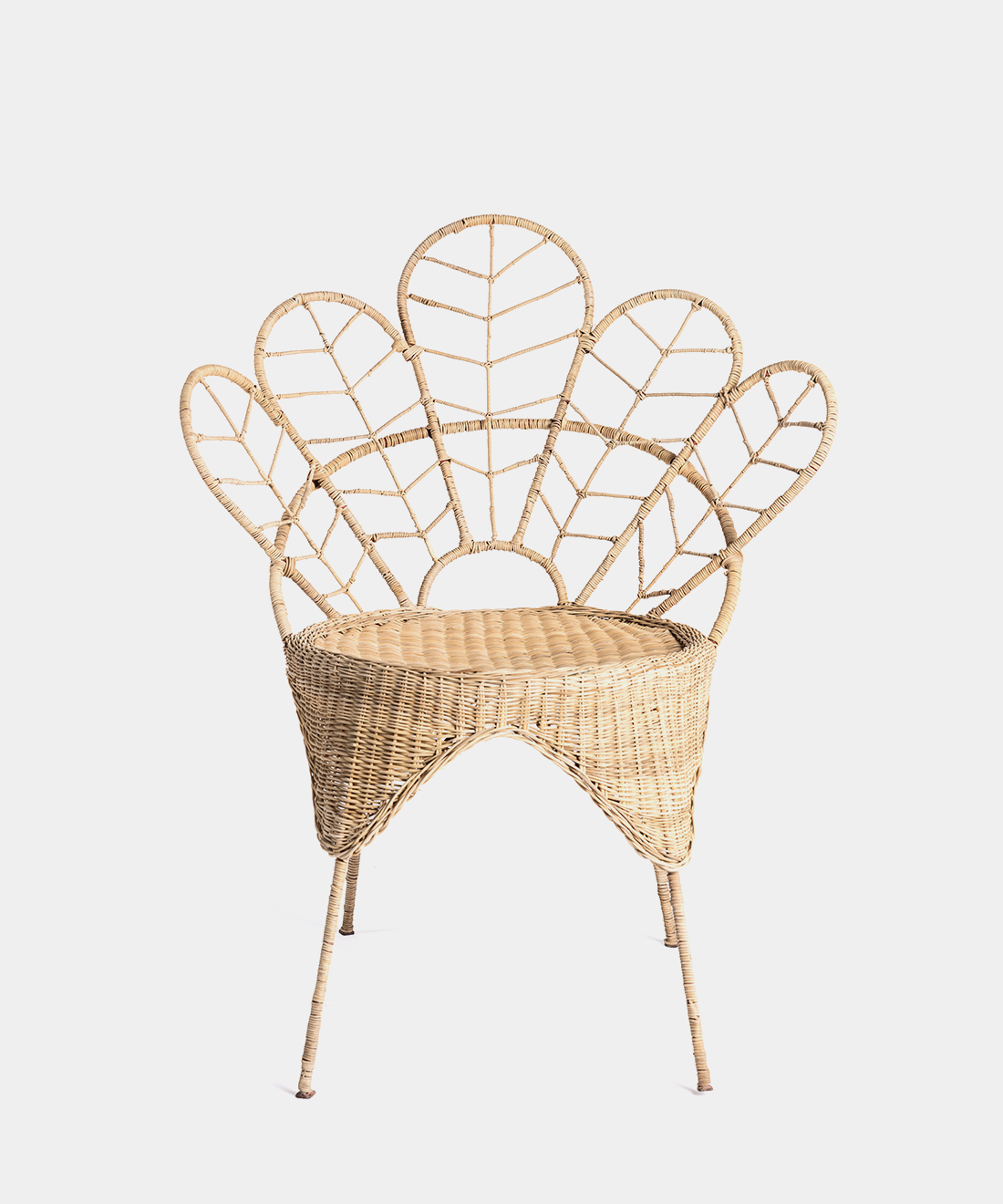 Cane Flower Chair