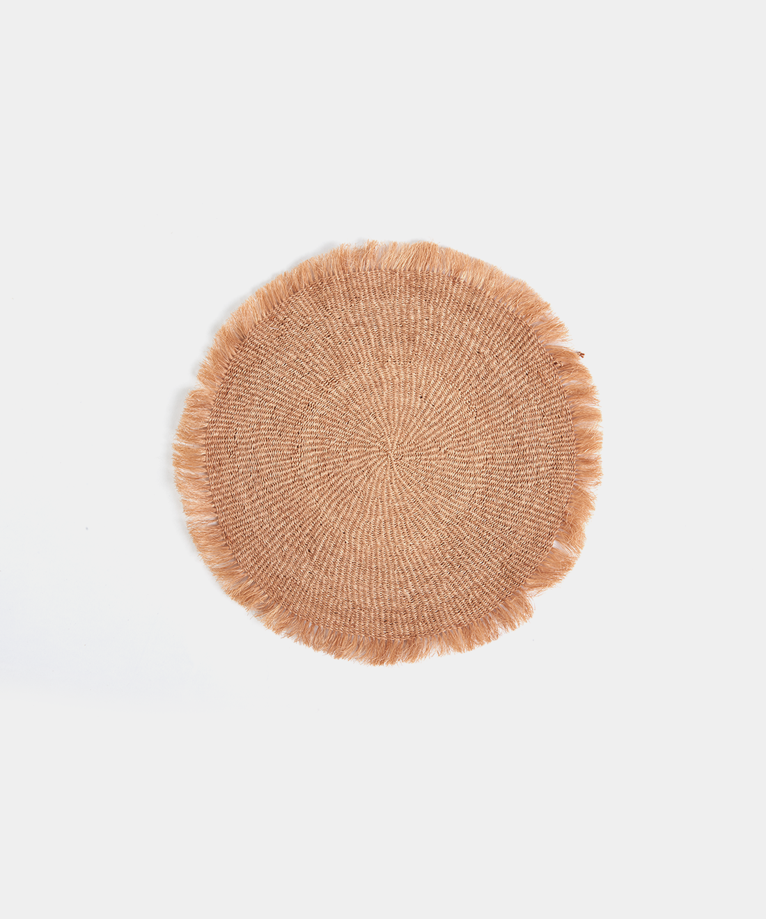 Large Natural Fringed Placemat (Set of 2)