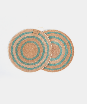 Thin Stripe Ocean Placemat Set (set of 2)