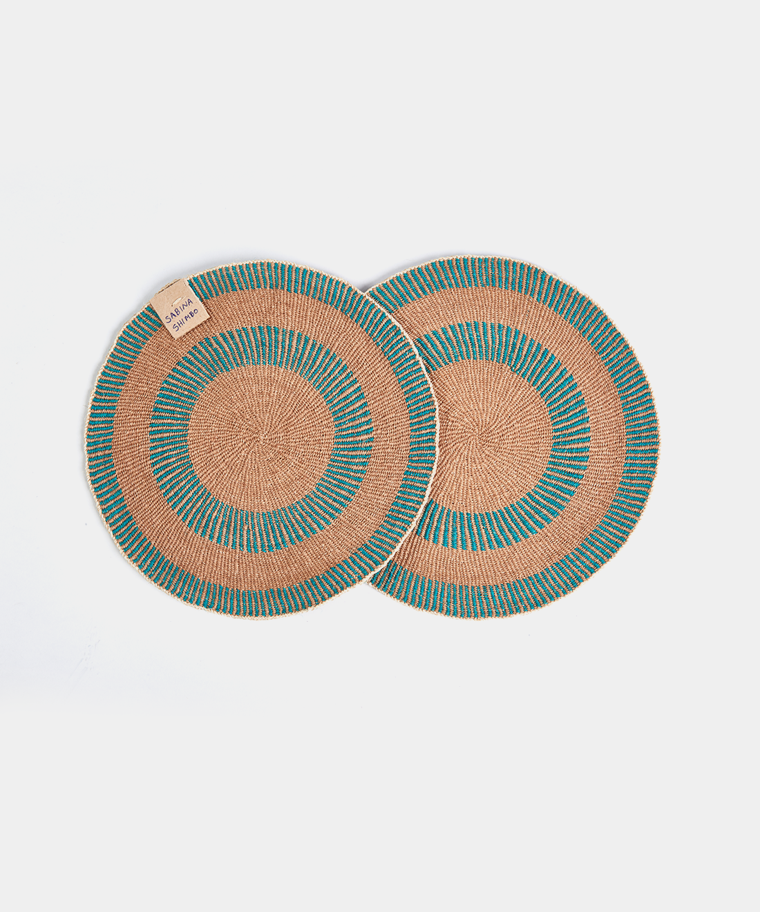 Thick Stripe Ocean Placemat Set (set of 2)