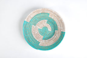 Turquoise Woven Bowl