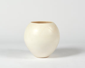 Zulu Drinking Clay Pots - white