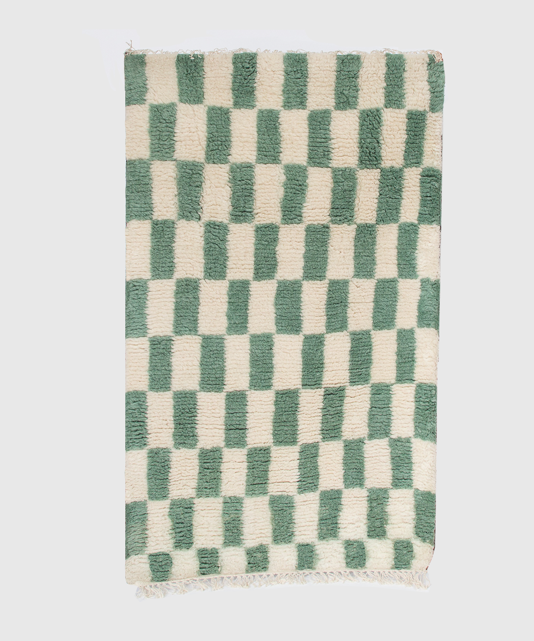 Slow Sunday Rug in Green Check