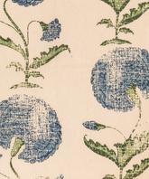 Poppies in Blue (Cotton)