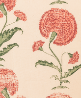 Whiteman & Mellor's Poppies in Red, Cotton Fabric by the Meter