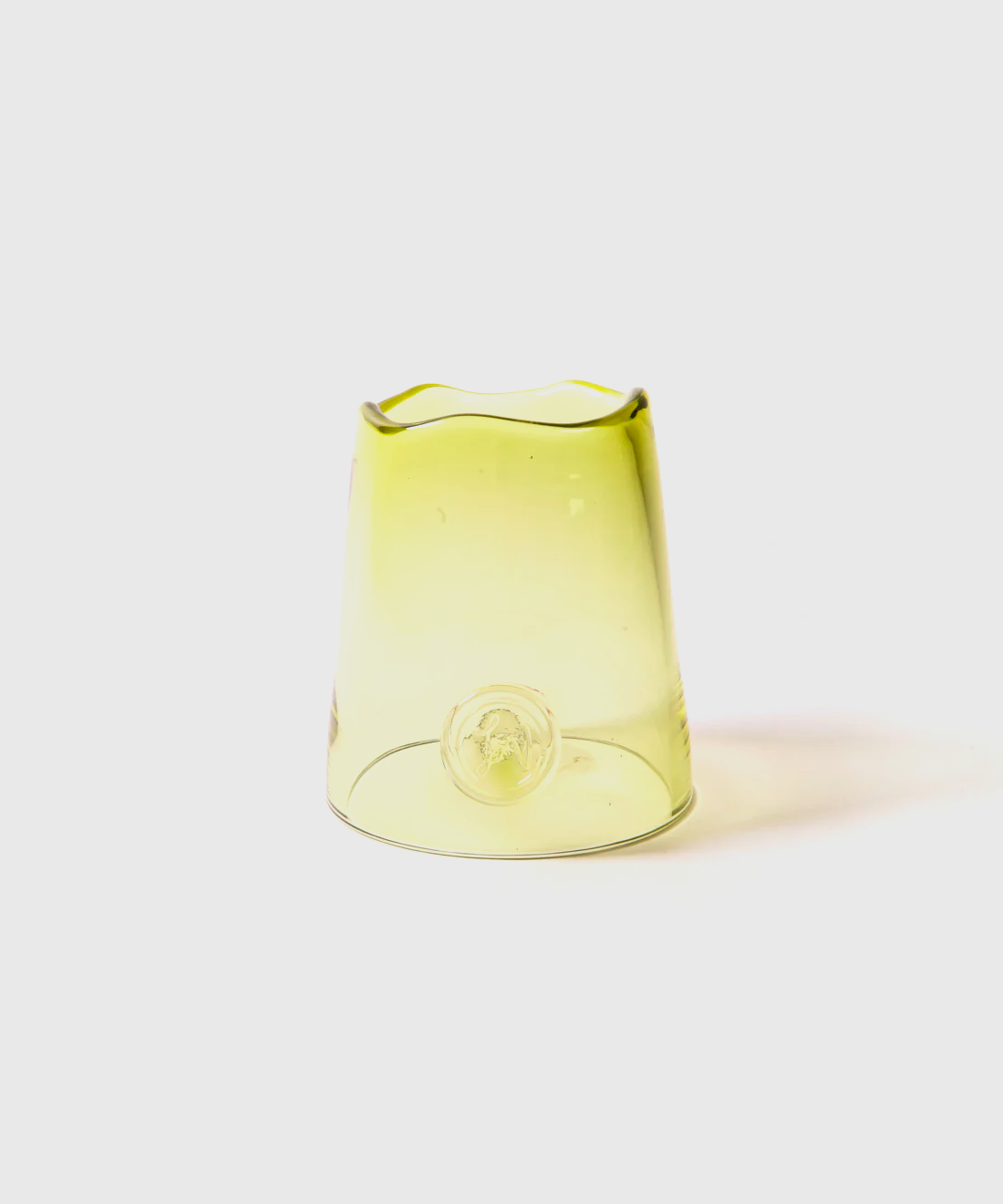 Glass Cloche in Olive
