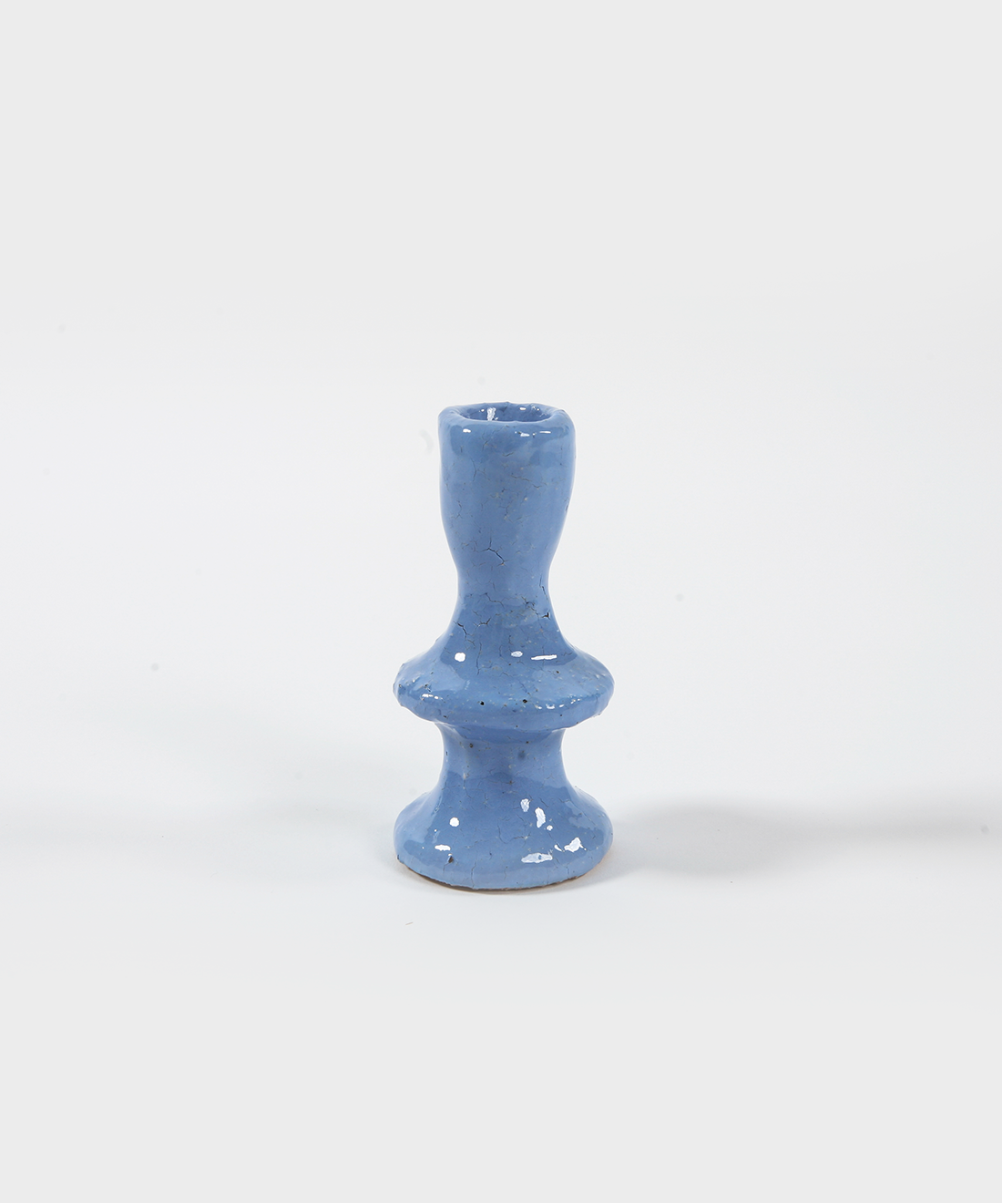 Wonky Candlesticks in Baby Blue