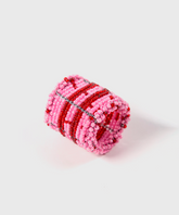 Beaded Napkin Ring in Pink