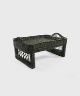 Woven Tea Tray in Pine Green
