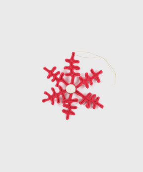 Knitted Snowflake Decorations
