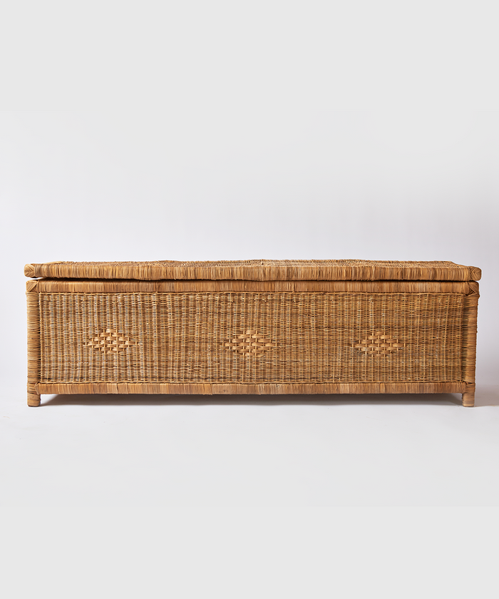 Cane Blanket Box