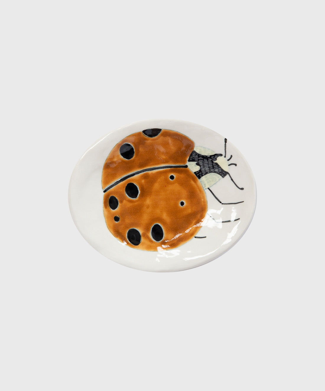 Ladybird Small Oval Dish, 4