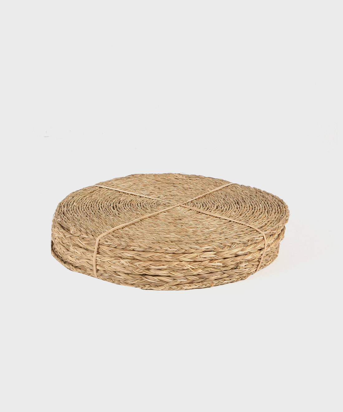 Woven Grass Round Placemats, Set of 6