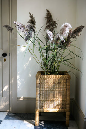 Woven Cane Planter