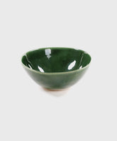 Wide Lip Bowl in Fig Green