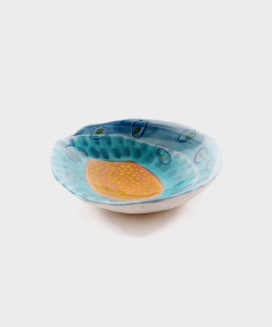 Colourful Porcelain Ring Bowl, 1